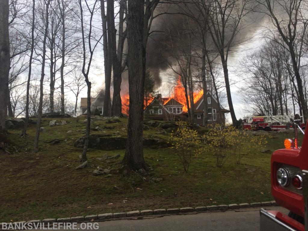 Londonderry Dr. Greenwich, CT Multiple Alarm Fire, April 2017